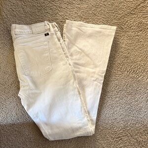 Lucky Brand White Sofia Boot Jeans